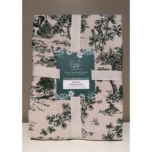 The Farmhouse by Rachel Ashwell St. Patrick's Day Tablecloth Oblong 60 X 102 New